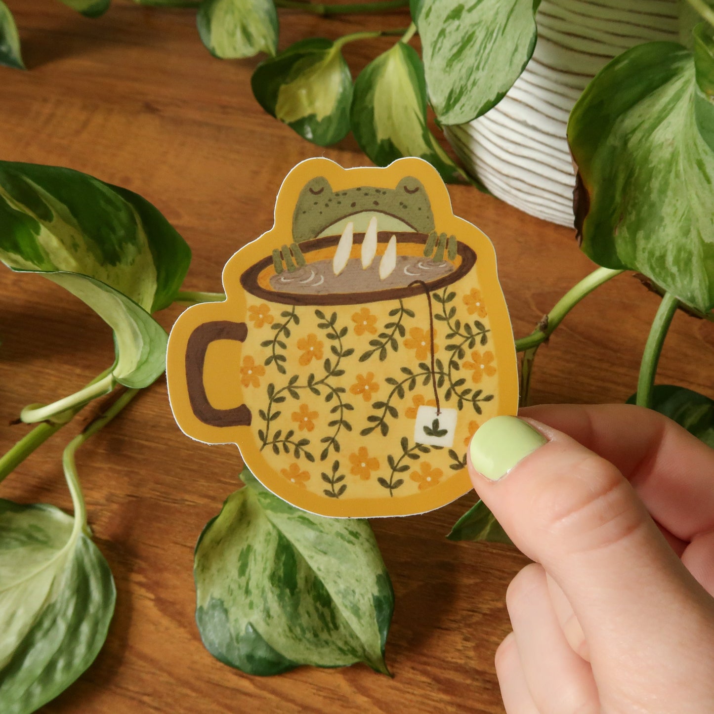 Teacup Froggy Stickers