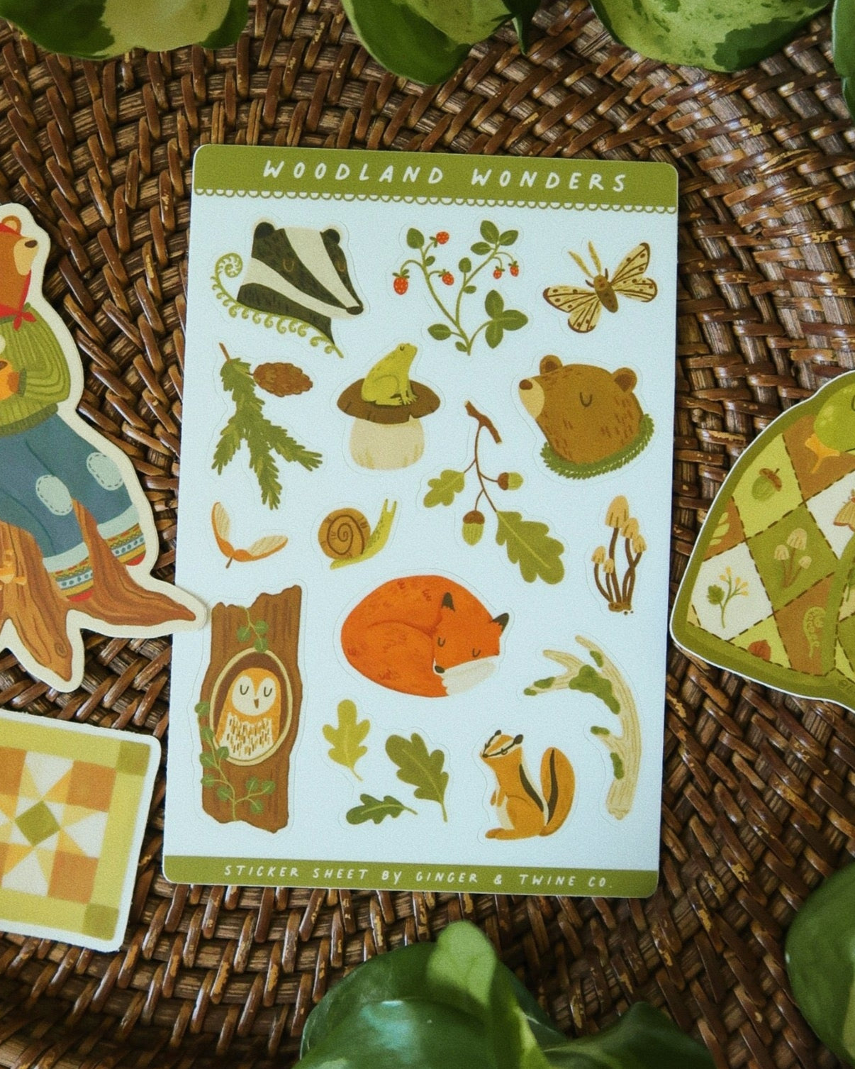 Woodland Wonders Sticker Sheet