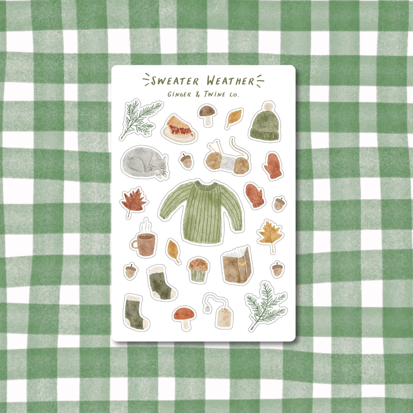 Sweater Weather Sticker Sheet