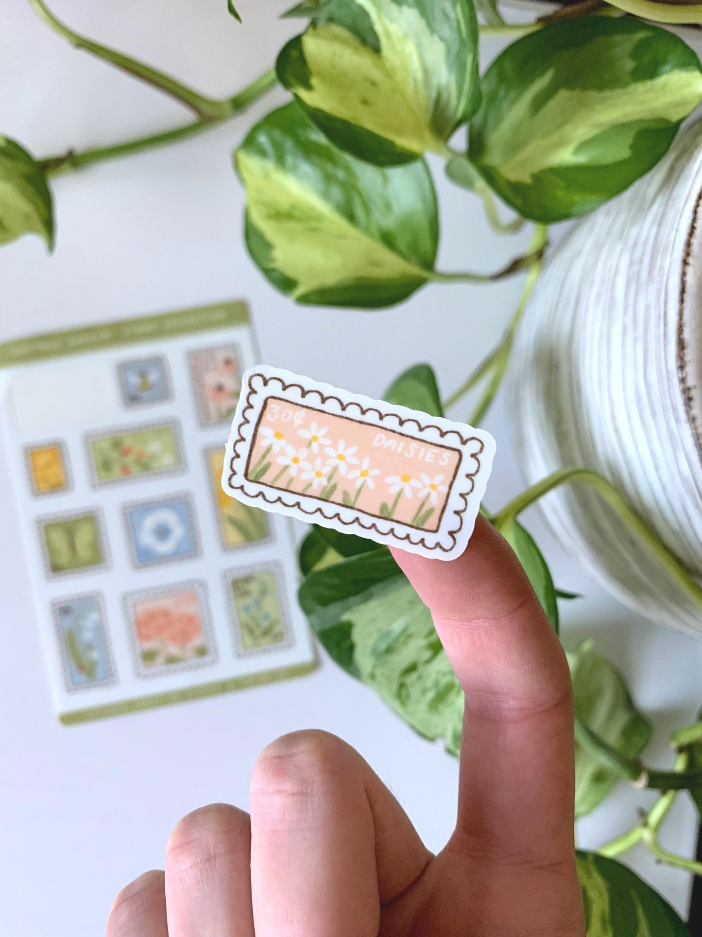 Cottage Garden Stamp Collection Sticker Sheet