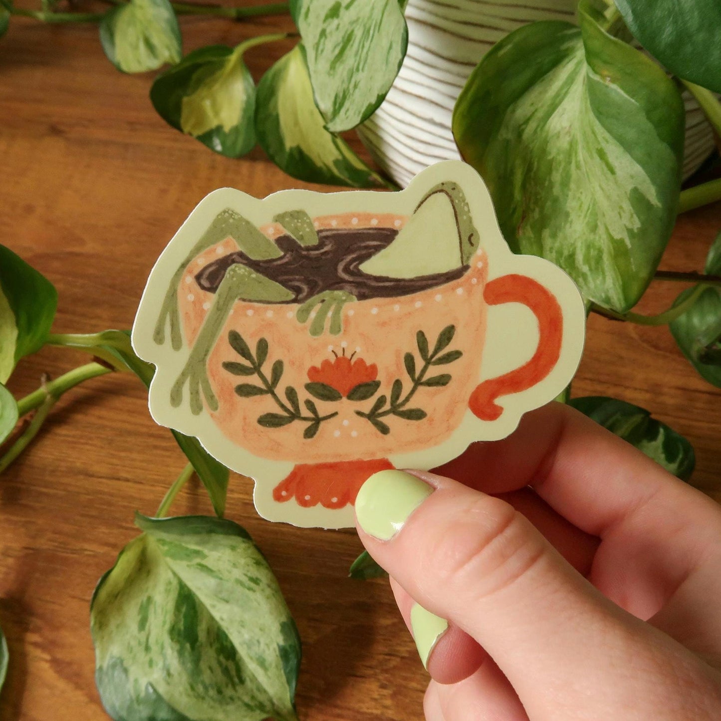 Teacup Froggy Stickers
