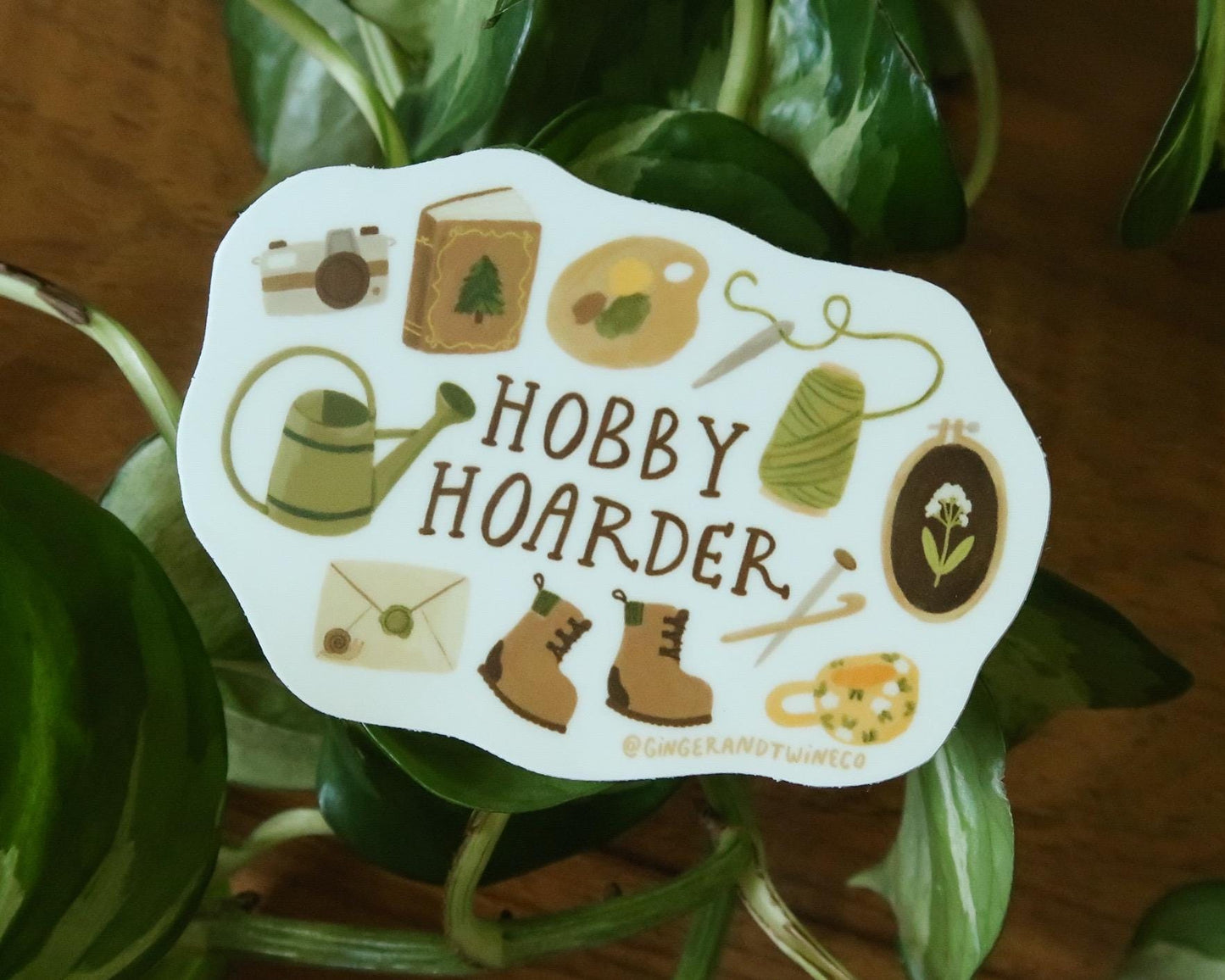 Hobby Hoarder Sticker! | Durable Waterproof Vinyl