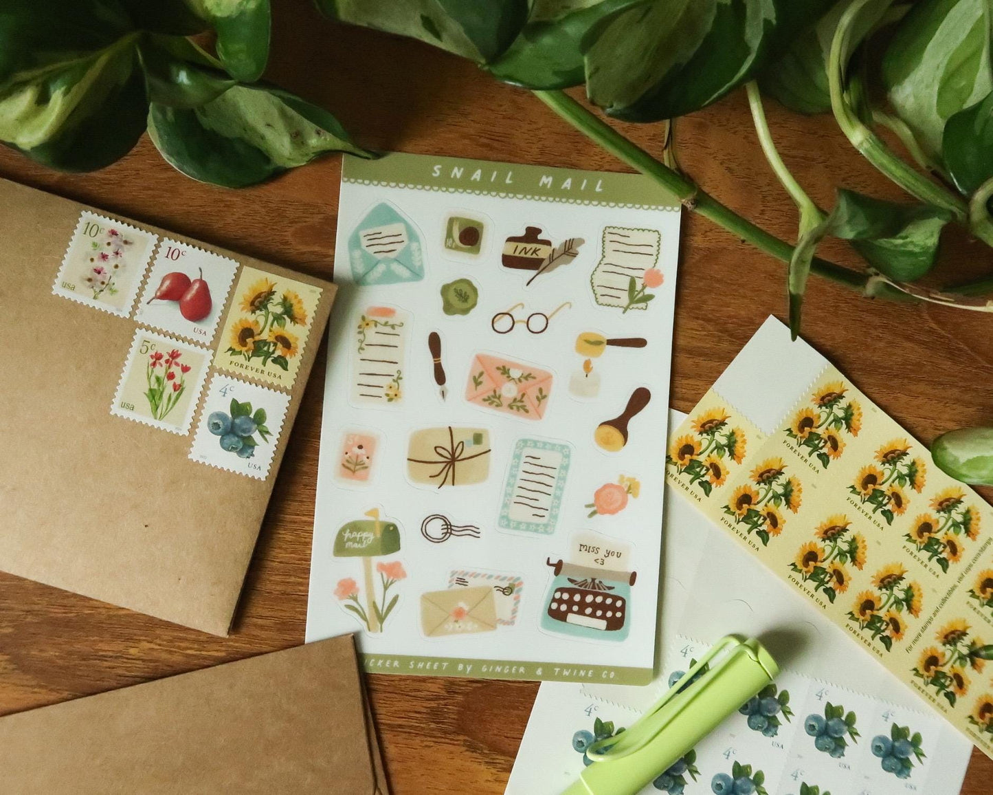 Woodland Wonders Sticker Sheet | Cozy Forestcore Stationery | Durable Waterproof Vinyl