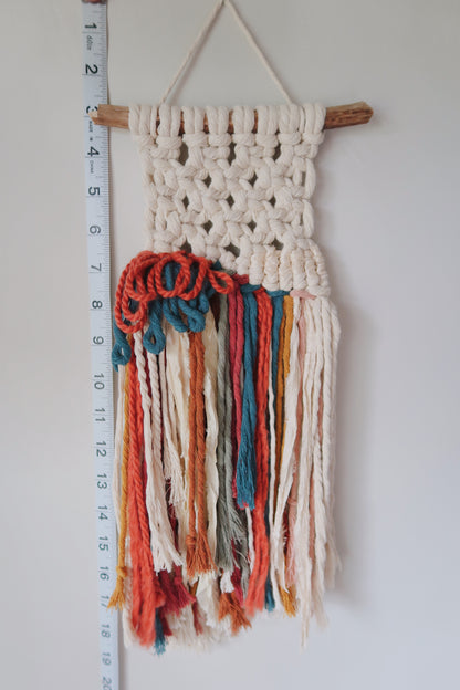 Zero-Waste Small Macrame Wall Hanging