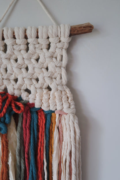 Zero-Waste Small Macrame Wall Hanging