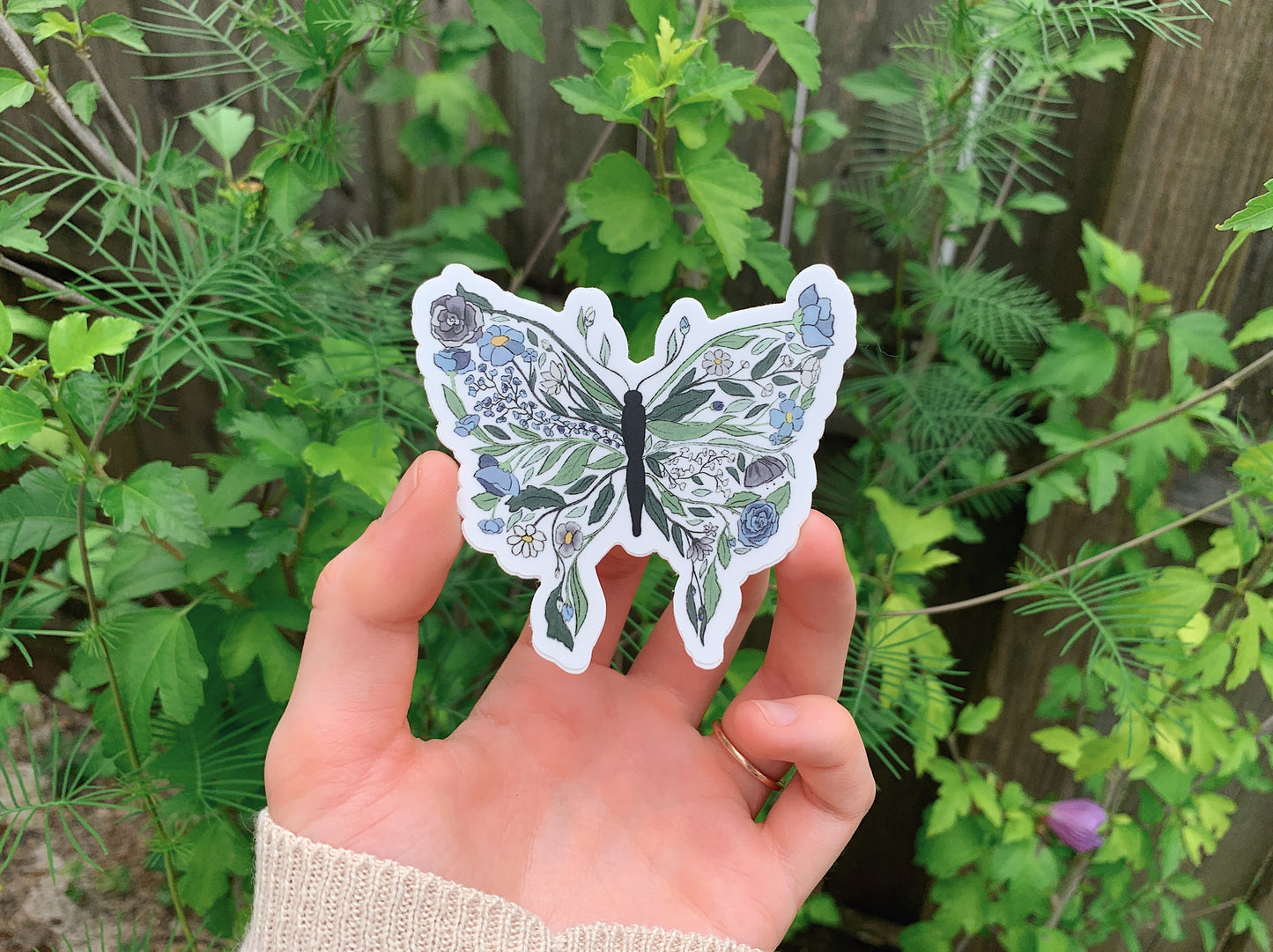 Blooming Butterfly Sticker