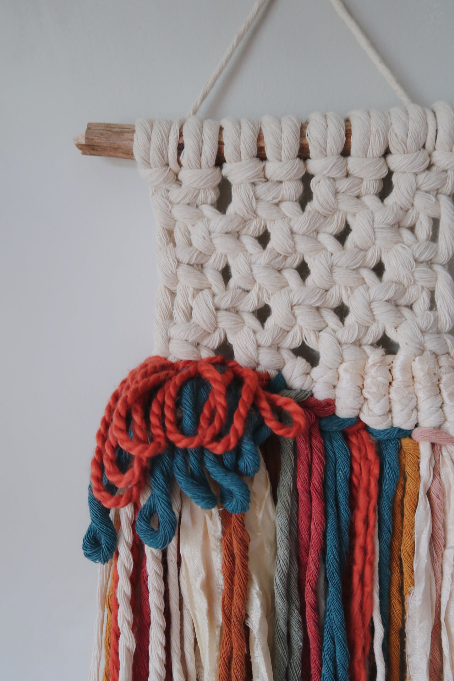 Zero-Waste Small Macrame Wall Hanging