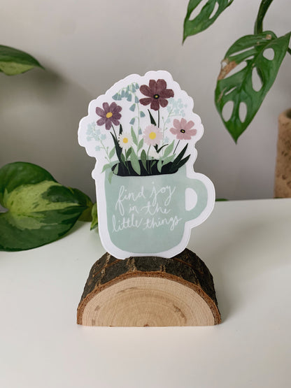 Wildflower Mug Sticker