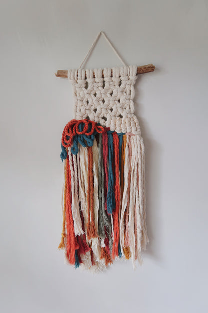 Zero-Waste Small Macrame Wall Hanging