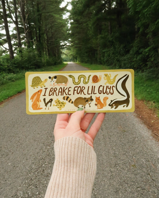 I Brake For Lil Guys Car Decal