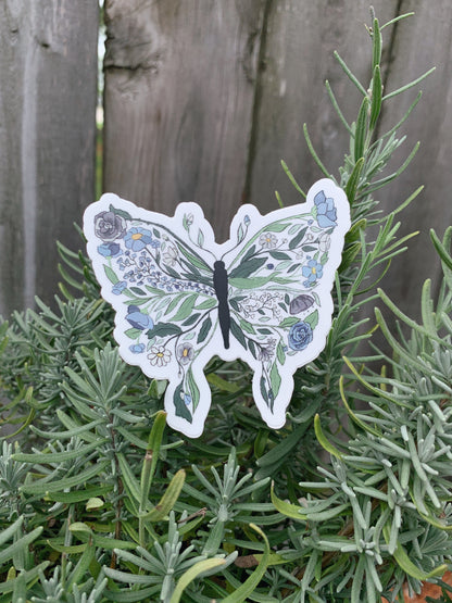 Blooming Butterfly Sticker