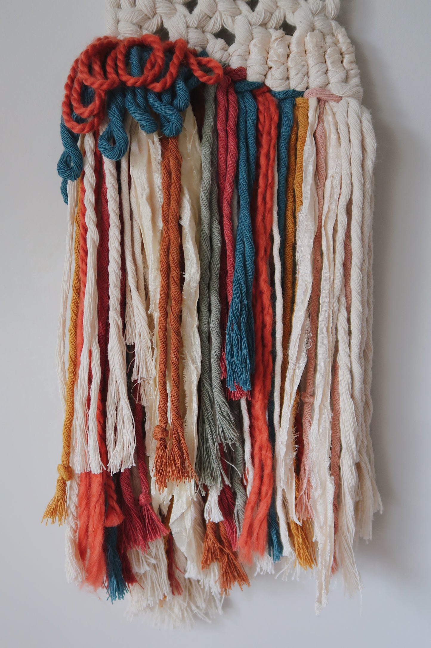 Zero-Waste Small Macrame Wall Hanging