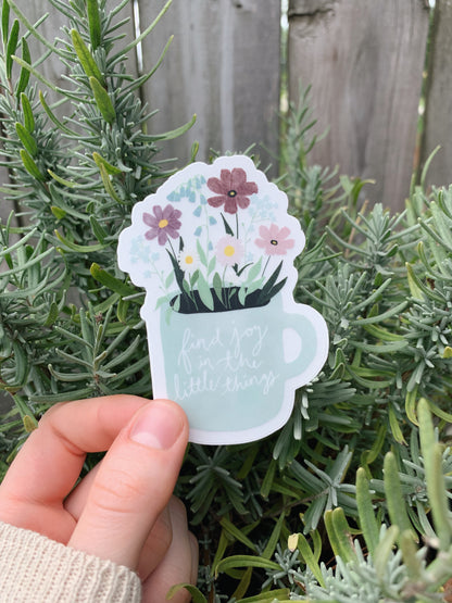 Wildflower Mug Sticker