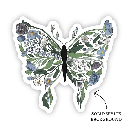 Blooming Butterfly Sticker