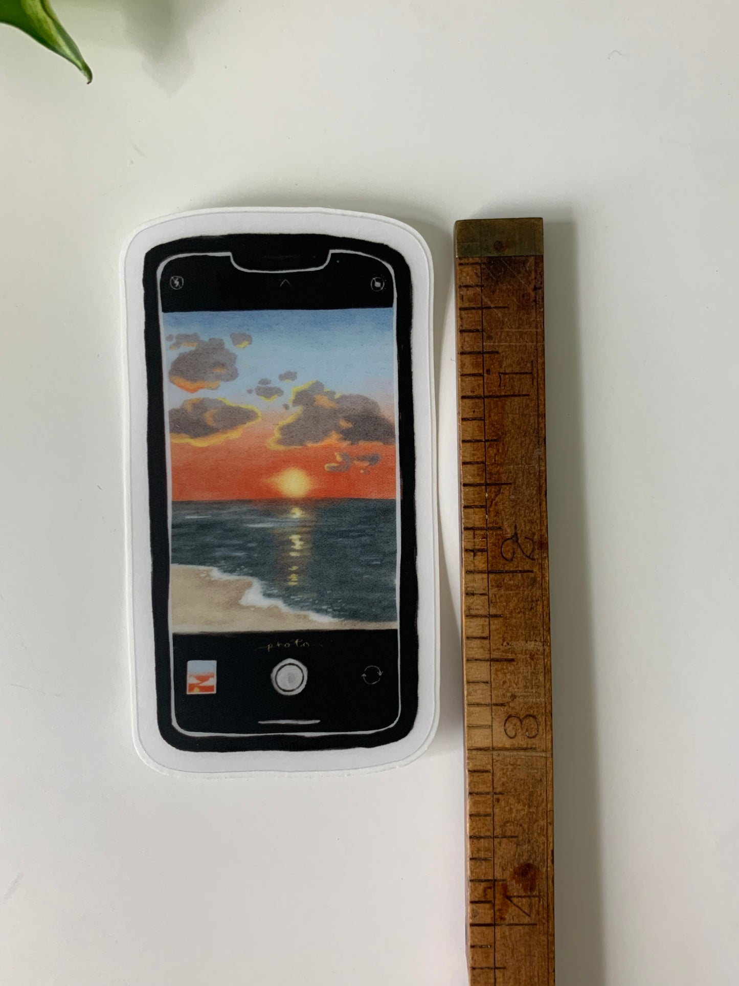 iPhone Sunset Sticker