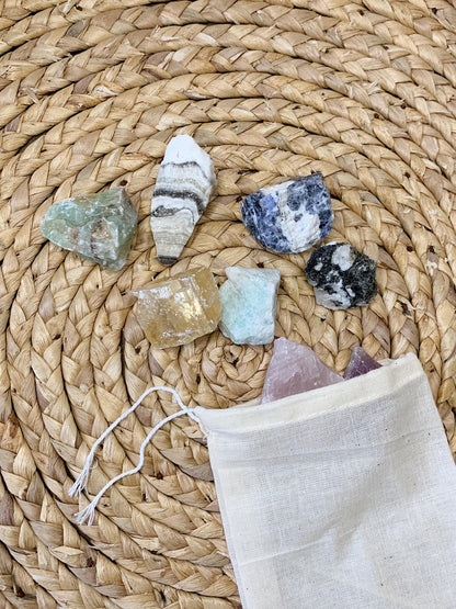 Mystery Crystal Grab Bag, Half a Pound or 8-12 Genuine Gemstones Selected at Random for a Lovely Surprise!