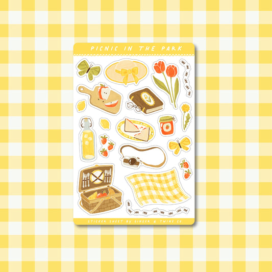 Picnic In The Park Sticker Sheet