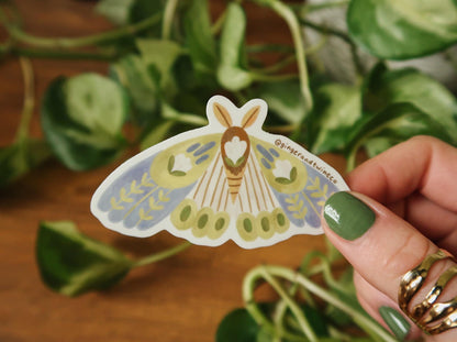 Botanical Moths Sticker Pack