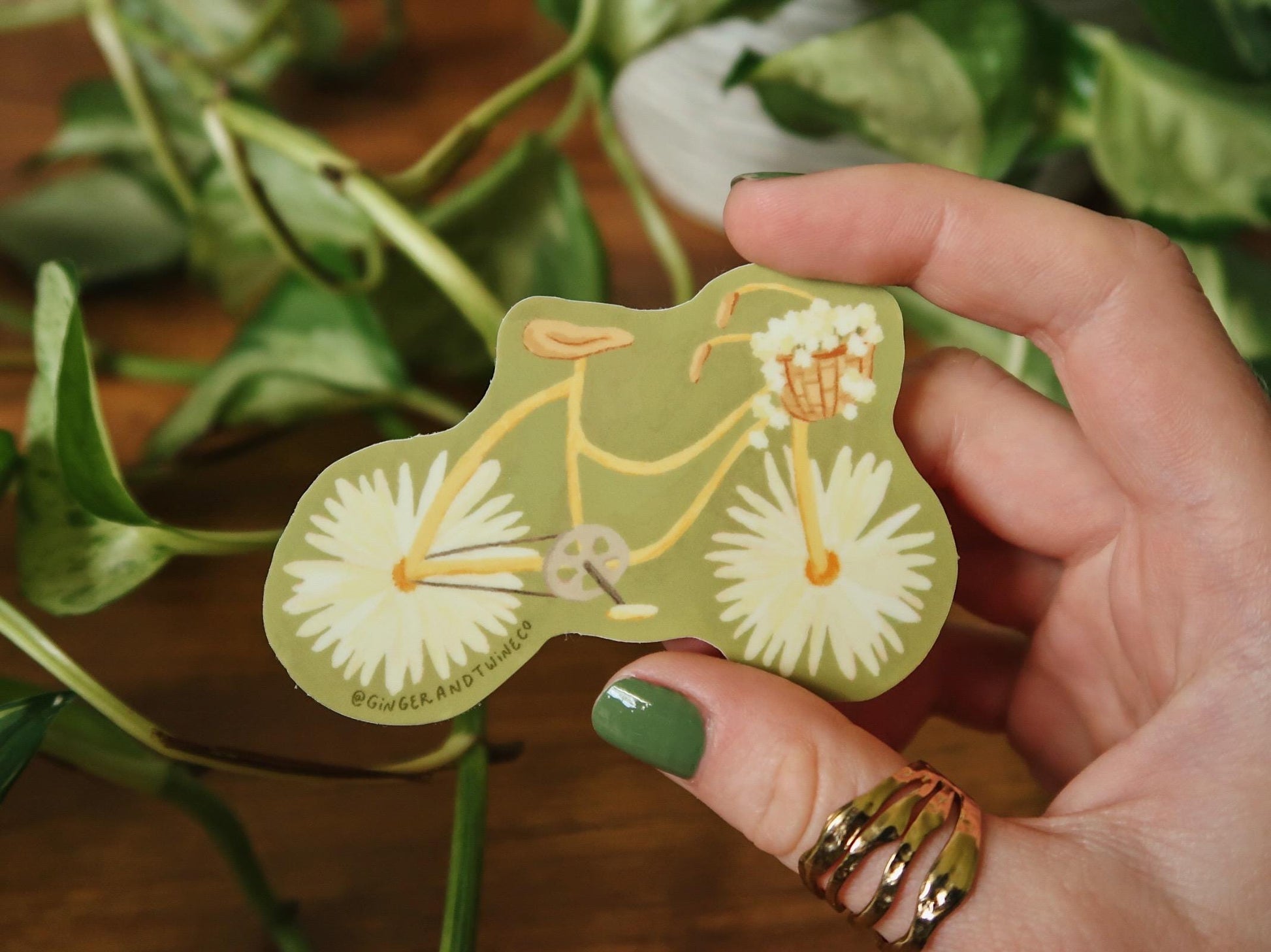 Daisy Bike Sticker