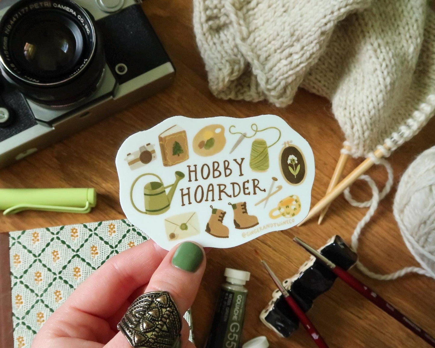 Hobby Hoarder Sticker! | Durable Waterproof Vinyl