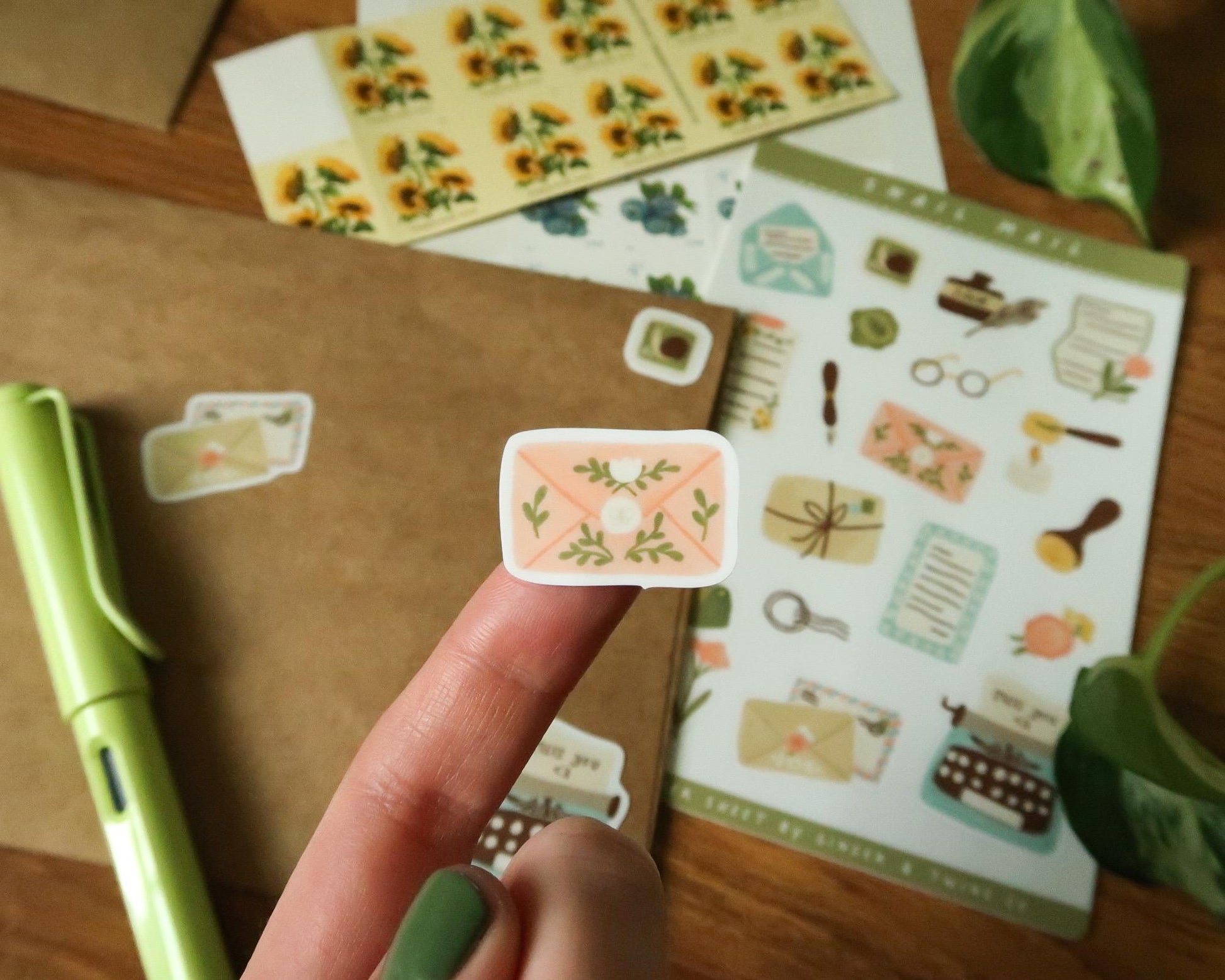 Woodland Wonders Sticker Sheet | Cozy Forestcore Stationery | Durable Waterproof Vinyl
