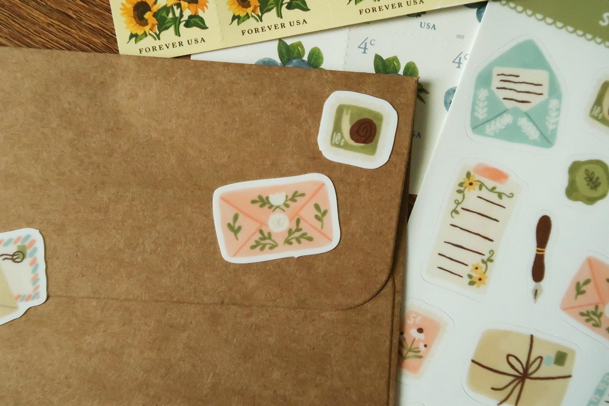 Woodland Wonders Sticker Sheet | Cozy Forestcore Stationery | Durable Waterproof Vinyl
