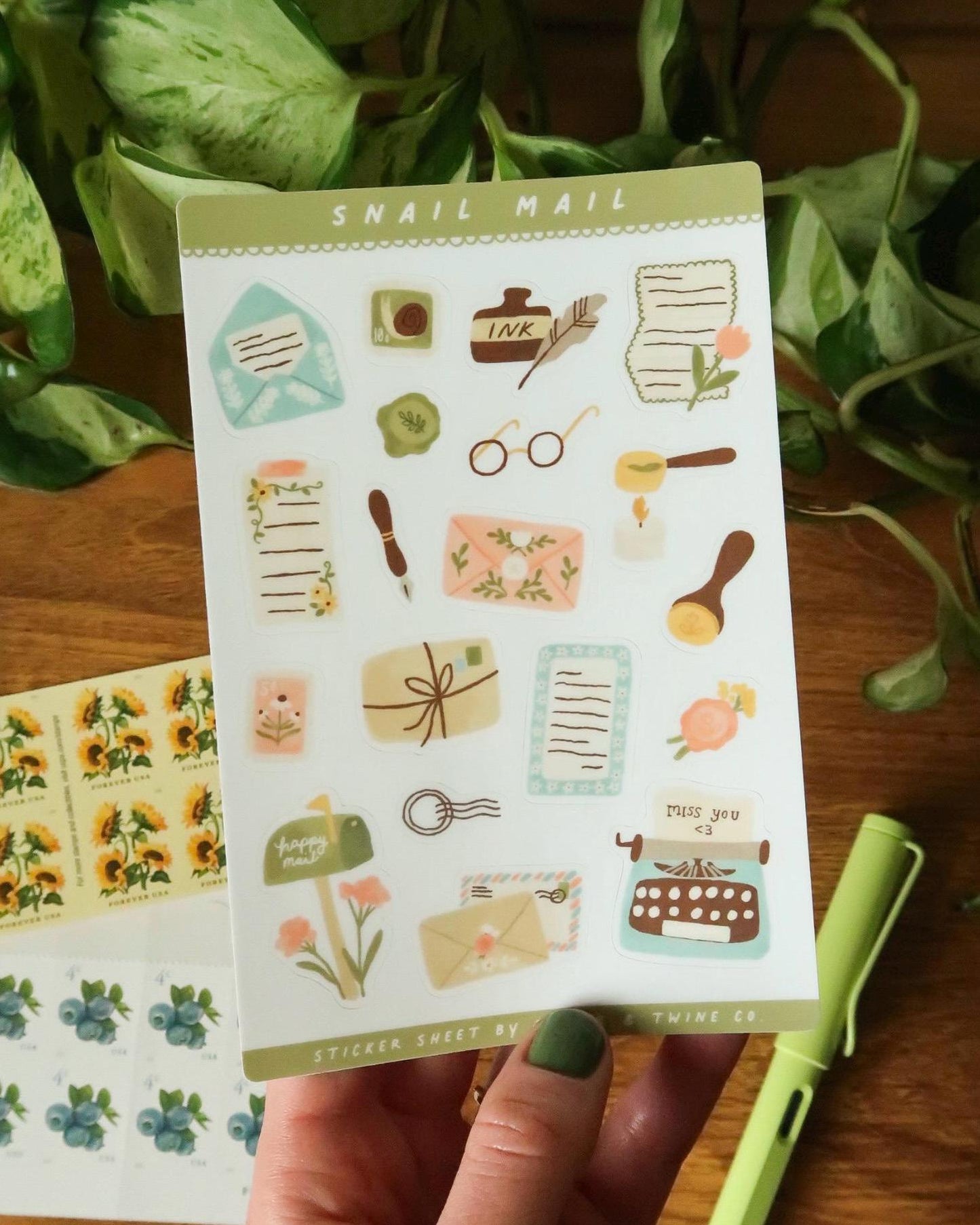 Woodland Wonders Sticker Sheet | Cozy Forestcore Stationery | Durable Waterproof Vinyl