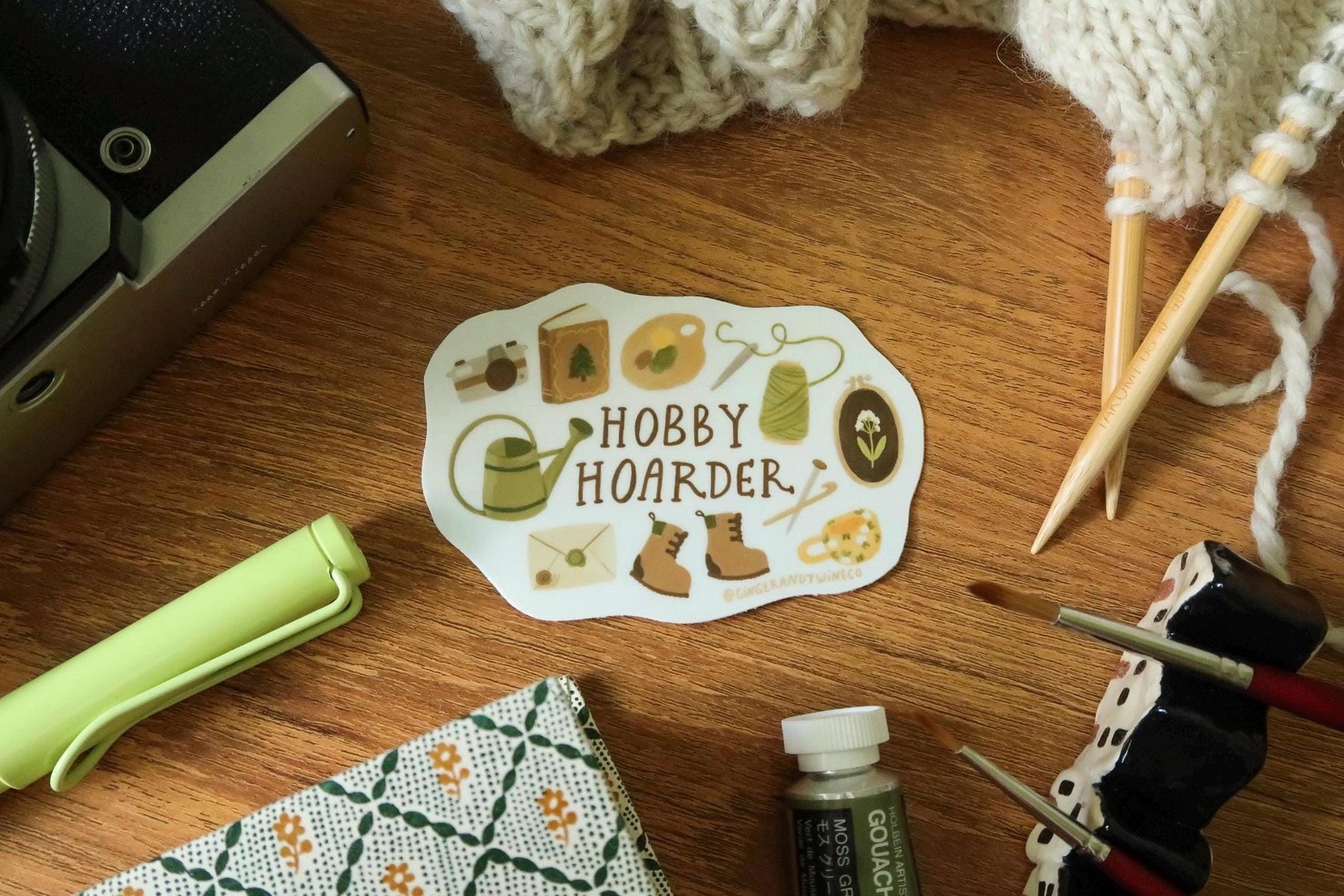 Hobby Hoarder Sticker! | Durable Waterproof Vinyl