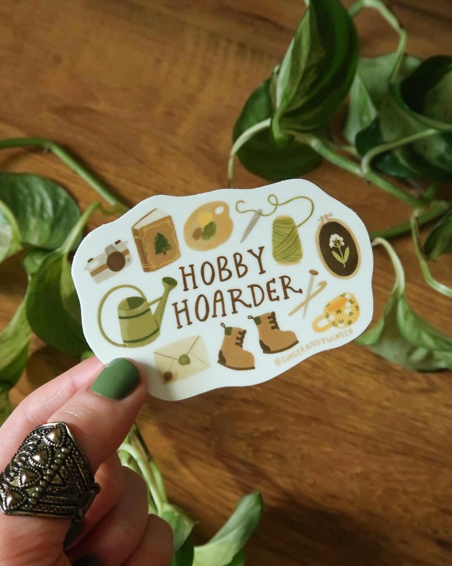 Hobby Hoarder Sticker! | Durable Waterproof Vinyl
