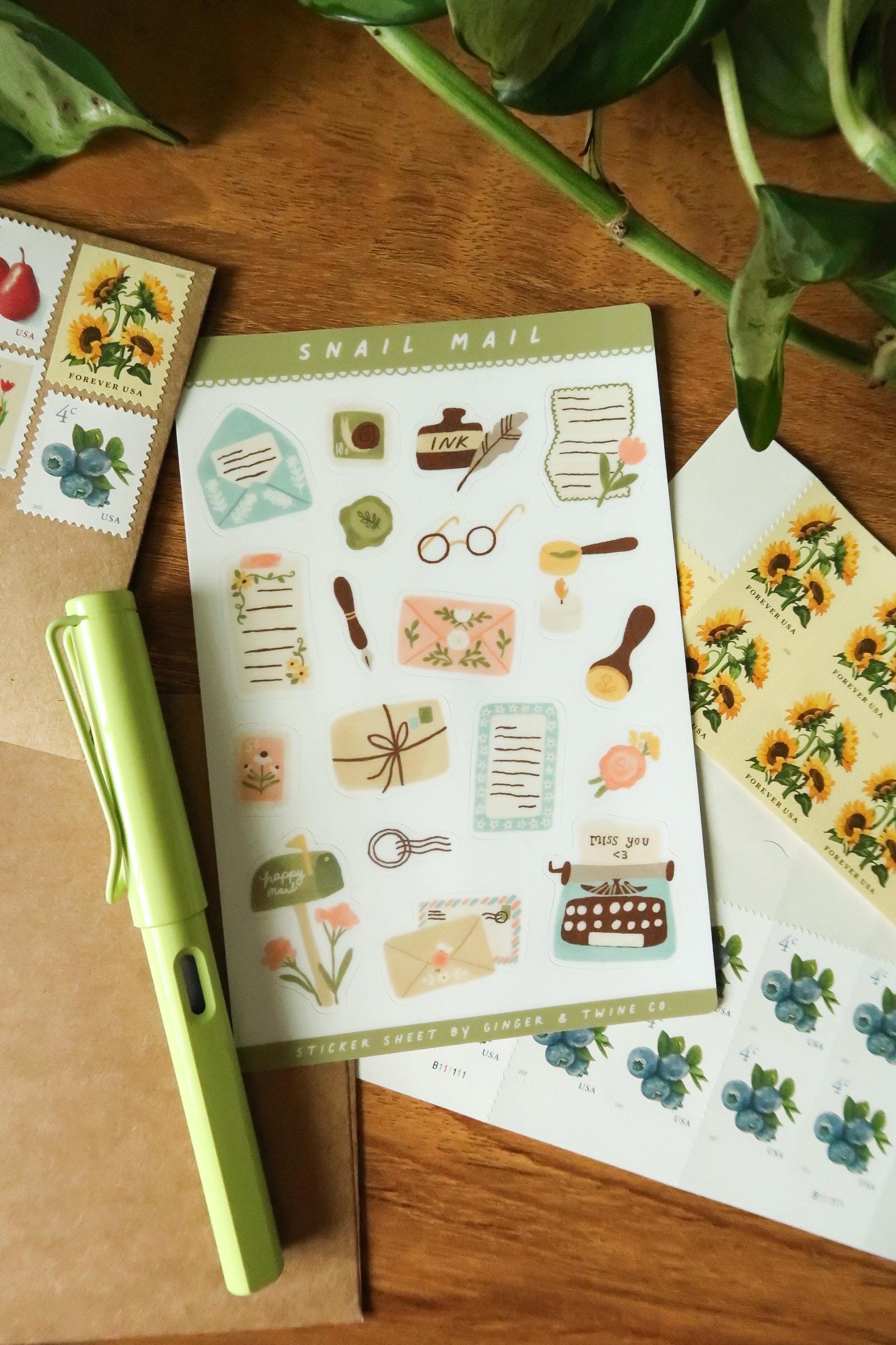 Woodland Wonders Sticker Sheet | Cozy Forestcore Stationery | Durable Waterproof Vinyl