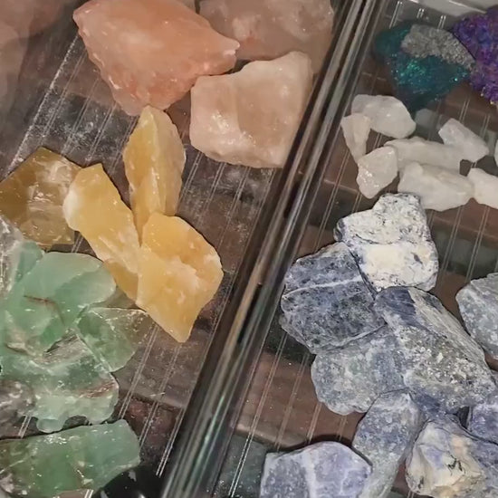 Mystery Crystal Grab Bag, Half a Pound or 8-12 Genuine Gemstones Selected at Random for a Lovely Surprise!