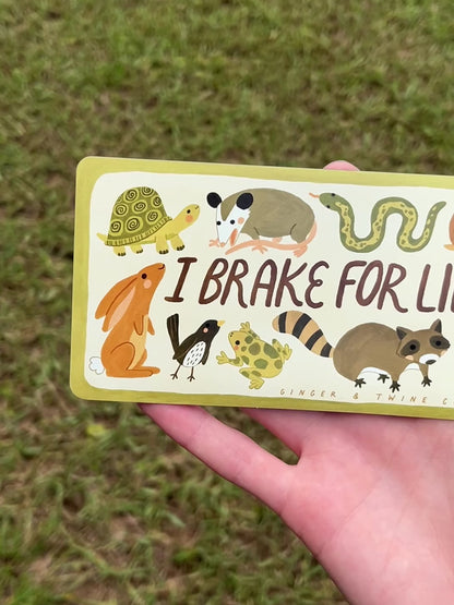 I Brake For Lil Guys Car Decal