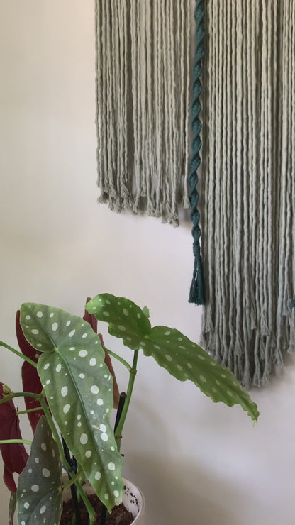 Sage & Blue Macrame Wall Hanging