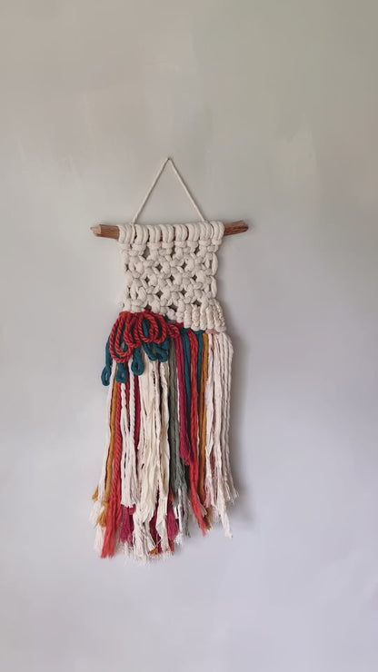 Zero-Waste Small Macrame Wall Hanging