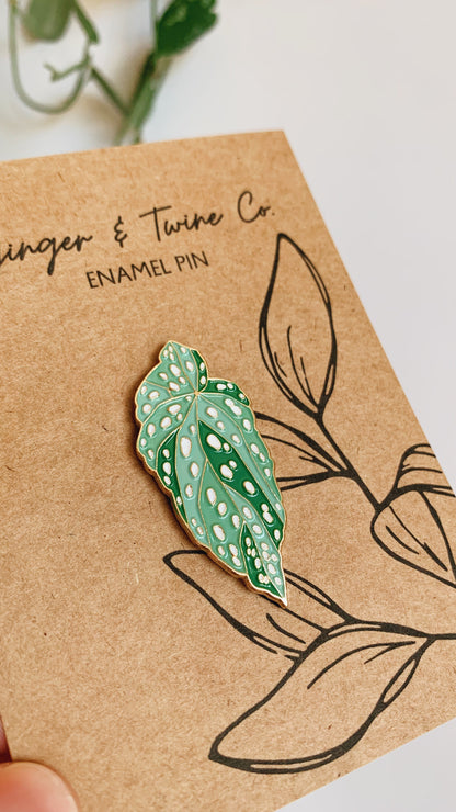 Begonia Maculata Enamel Pin