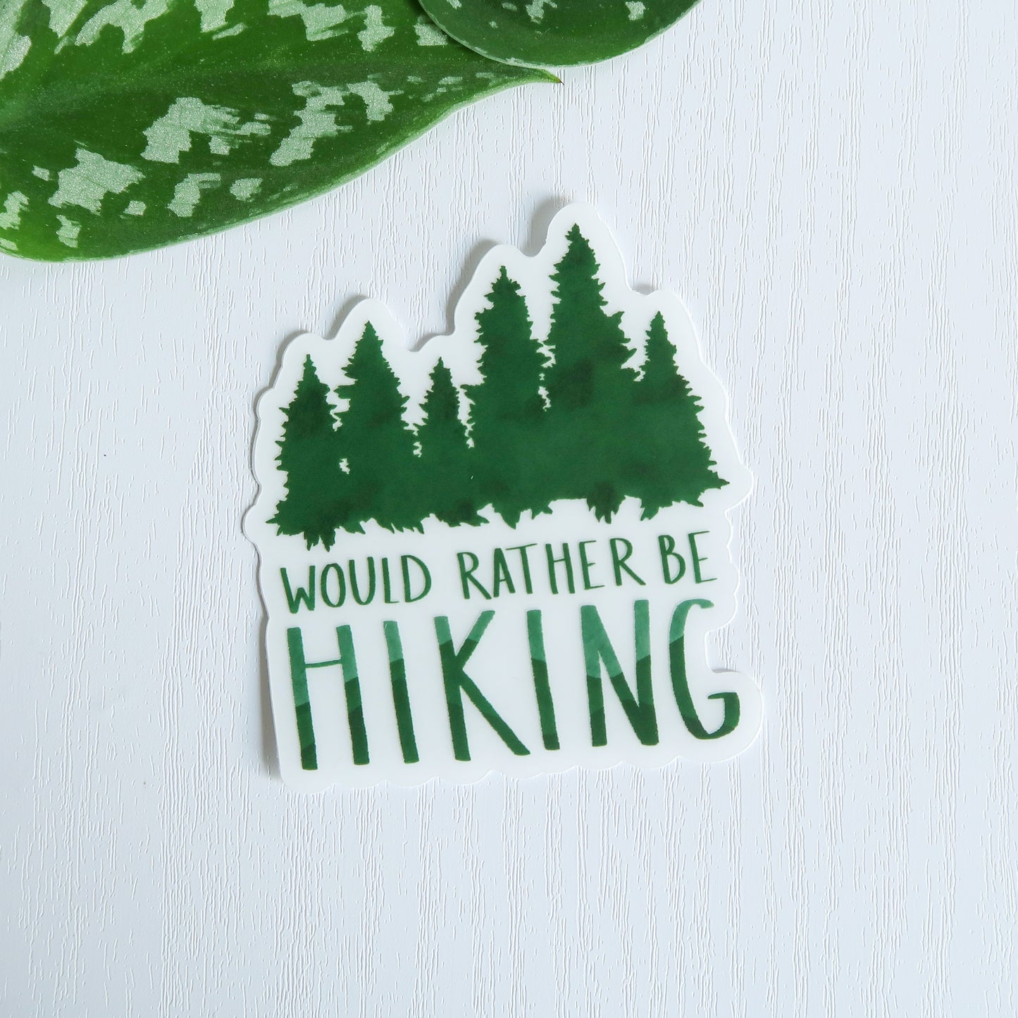 Rather Be Hiking Sticker